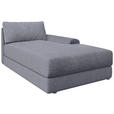 BIGSOFA Cord Dunkelgrau  - Dunkelgrau/Schwarz, MODERN, Kunststoff/Textil (117/93/190cm) - Carryhome