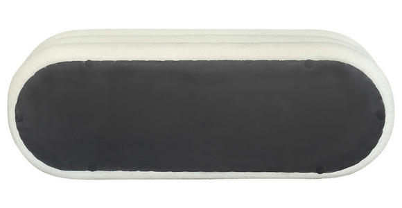 TRUHENBANK 120/42/42 cm Webpelz Weiß Pappel Sperrholz  - Weiß, LIFESTYLE, Holz/Textil (120/42/42cm) - Xora