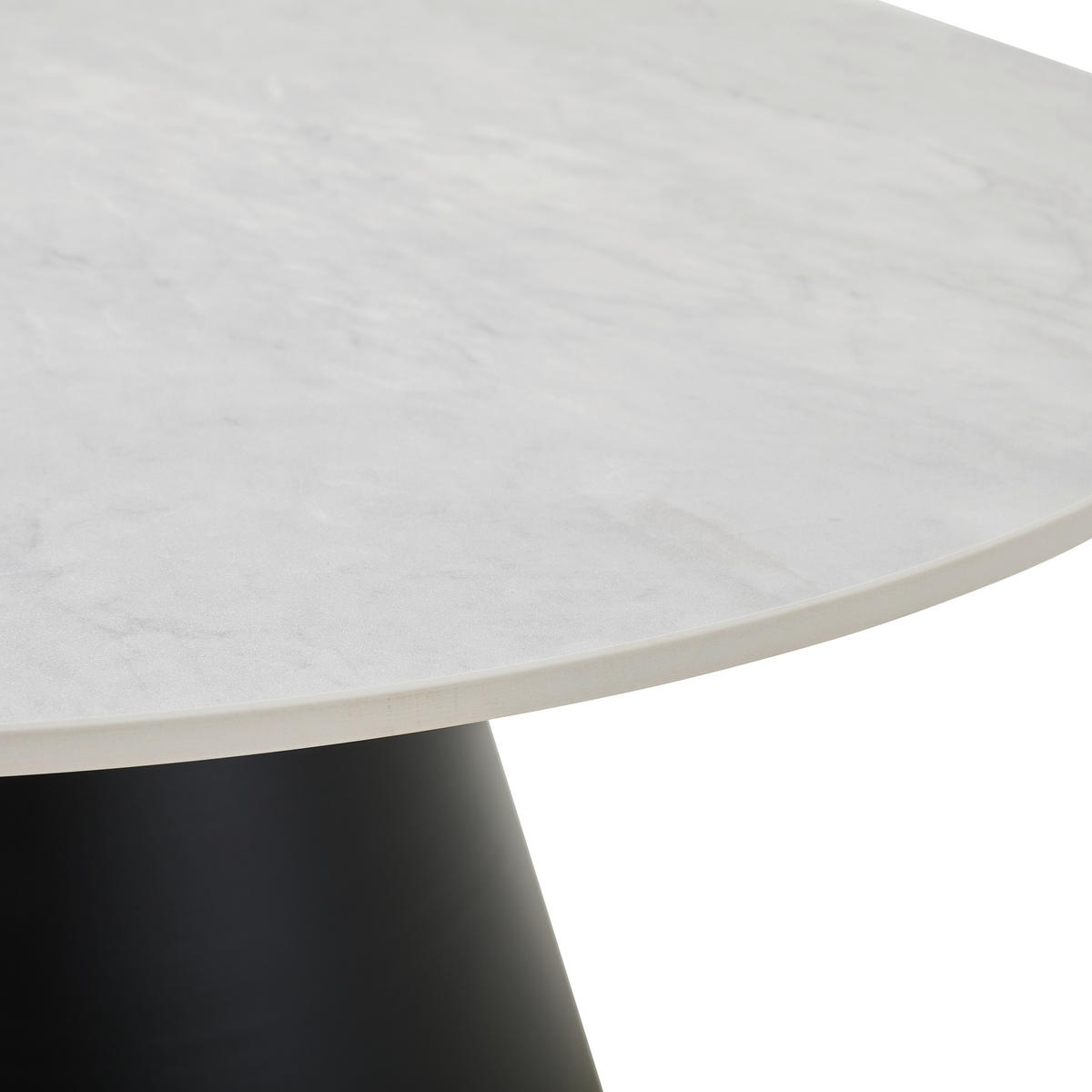 KONFERENČNÍ STOLEK, černá, světle šedá, kov, keramika, 80/80/39 cm - černá/světle šedá, Design, kov/keramika (80/80/39cm) - MID.YOU