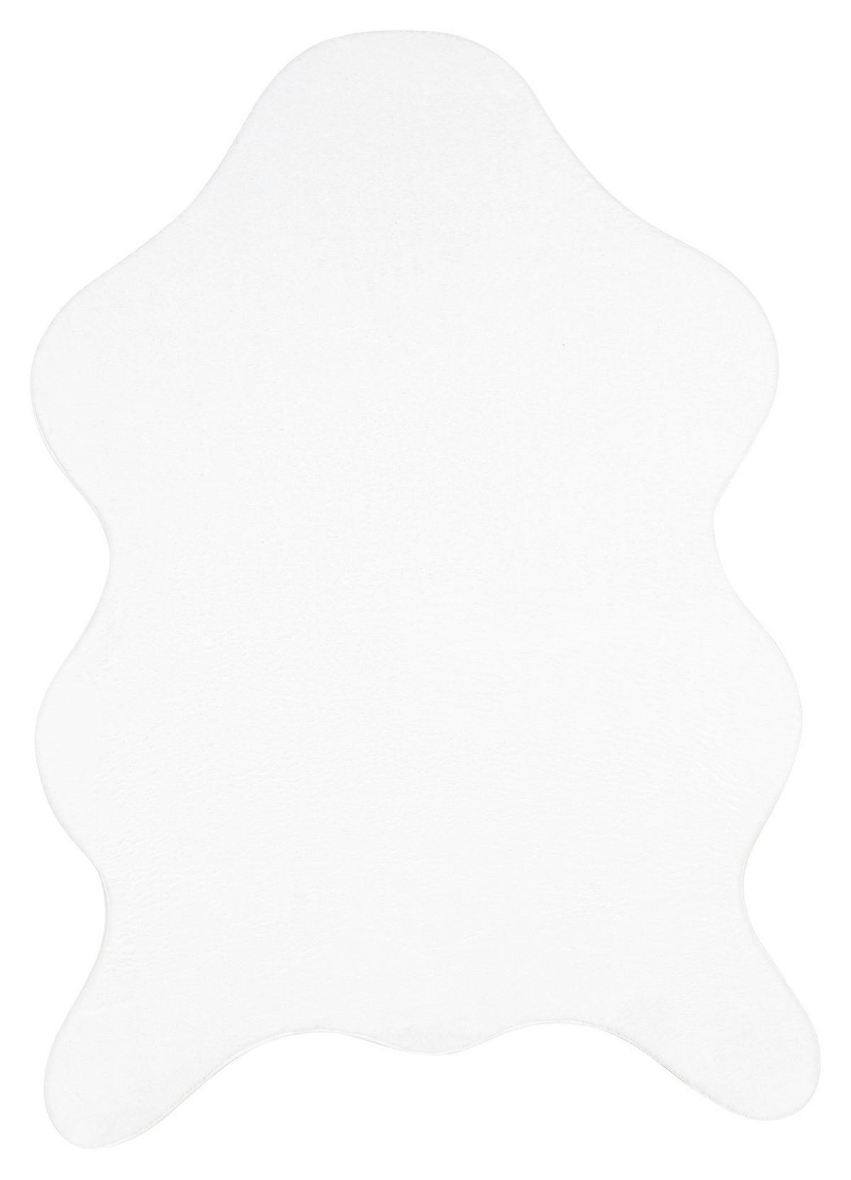 FELLTEPPICH 120/180 cm Blana Weiß  - Weiß, Basics, Textil (120/180cm) - Novel