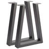 BANKGESTELL 6/45/26 cm  in  - Anthrazit, Design, Metall (6/45/26cm) - Waldwelt