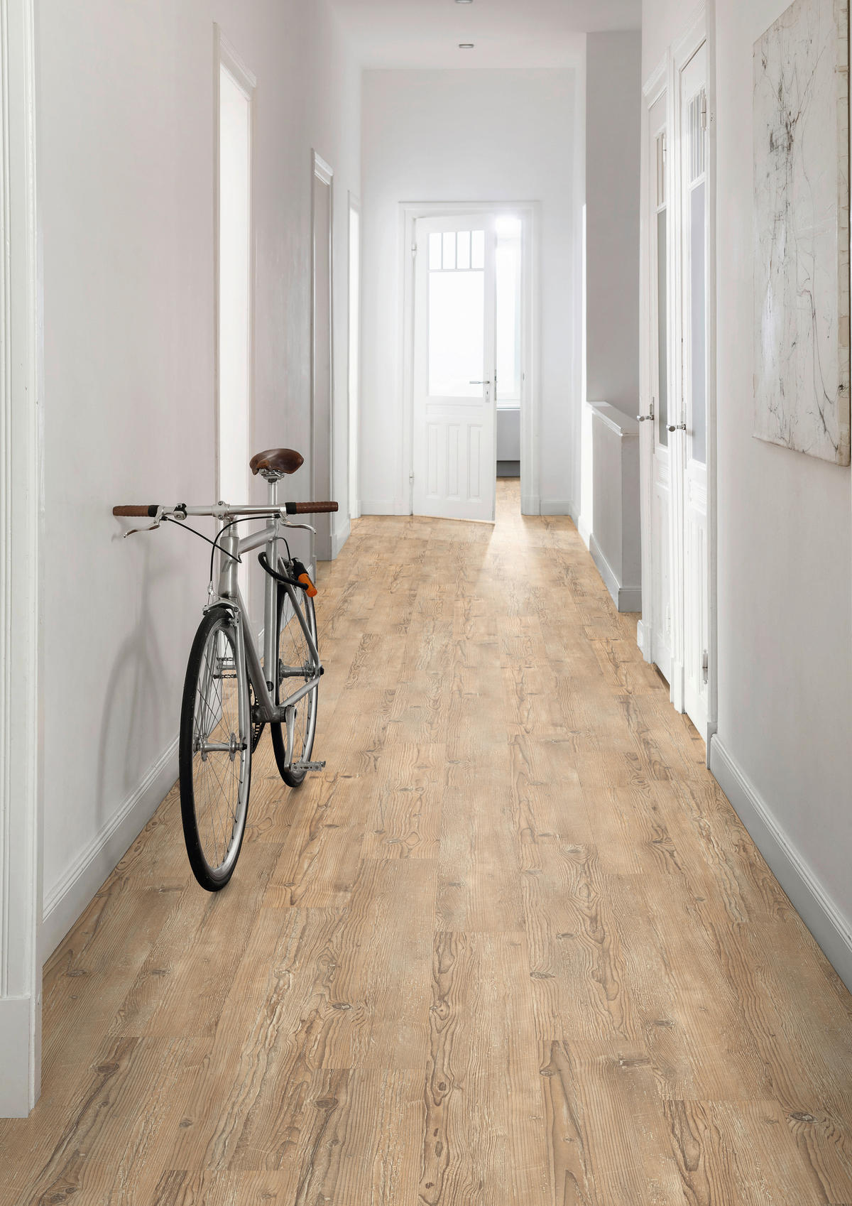 DESIGNBODEN EGGER Aquadura+  per  m² - Fichtefarben/Braun, KONVENTIONELL, Holzwerkstoff (129.2/19.3/0.75cm) - Egger Holzwerkstoffe