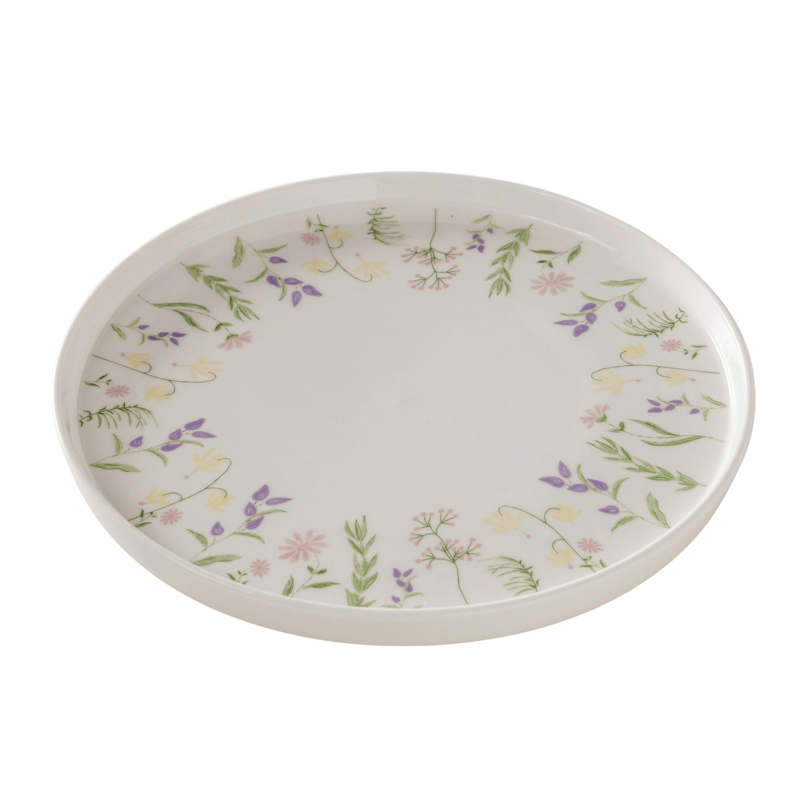 TELLER Multicolor, Weiß 20,7/1,7 cm  - Multicolor/Weiß, Basics, Keramik (20,7/1,7cm) - Boltze Home