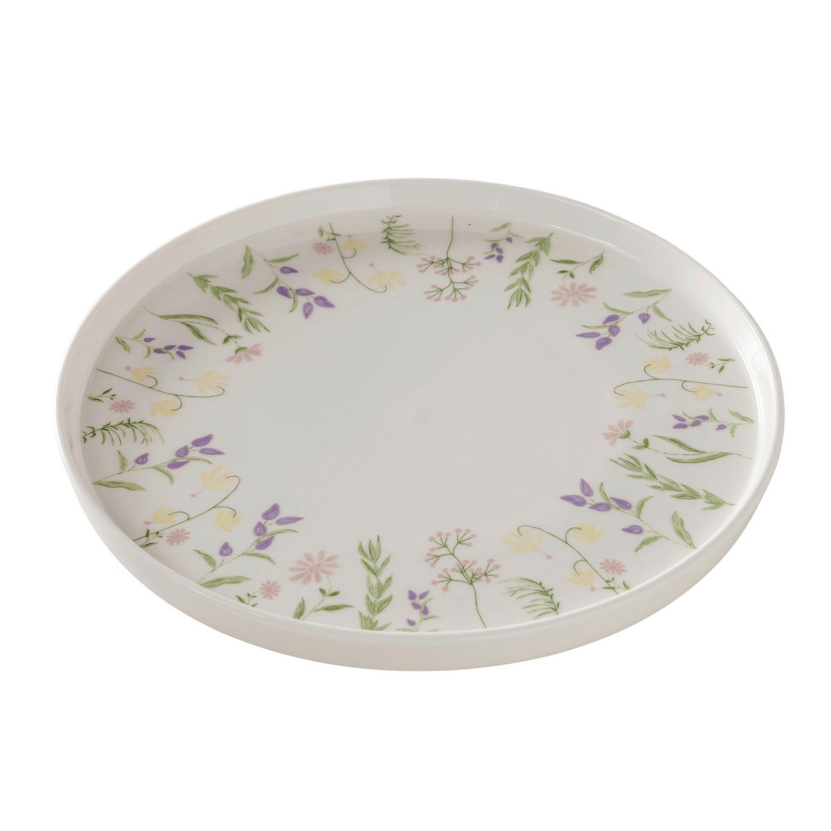 TELLER Multicolor, Weiß 20,7/1,7 cm  - Multicolor/Weiß, Basics, Keramik (20,7/1,7cm) - Boltze Home