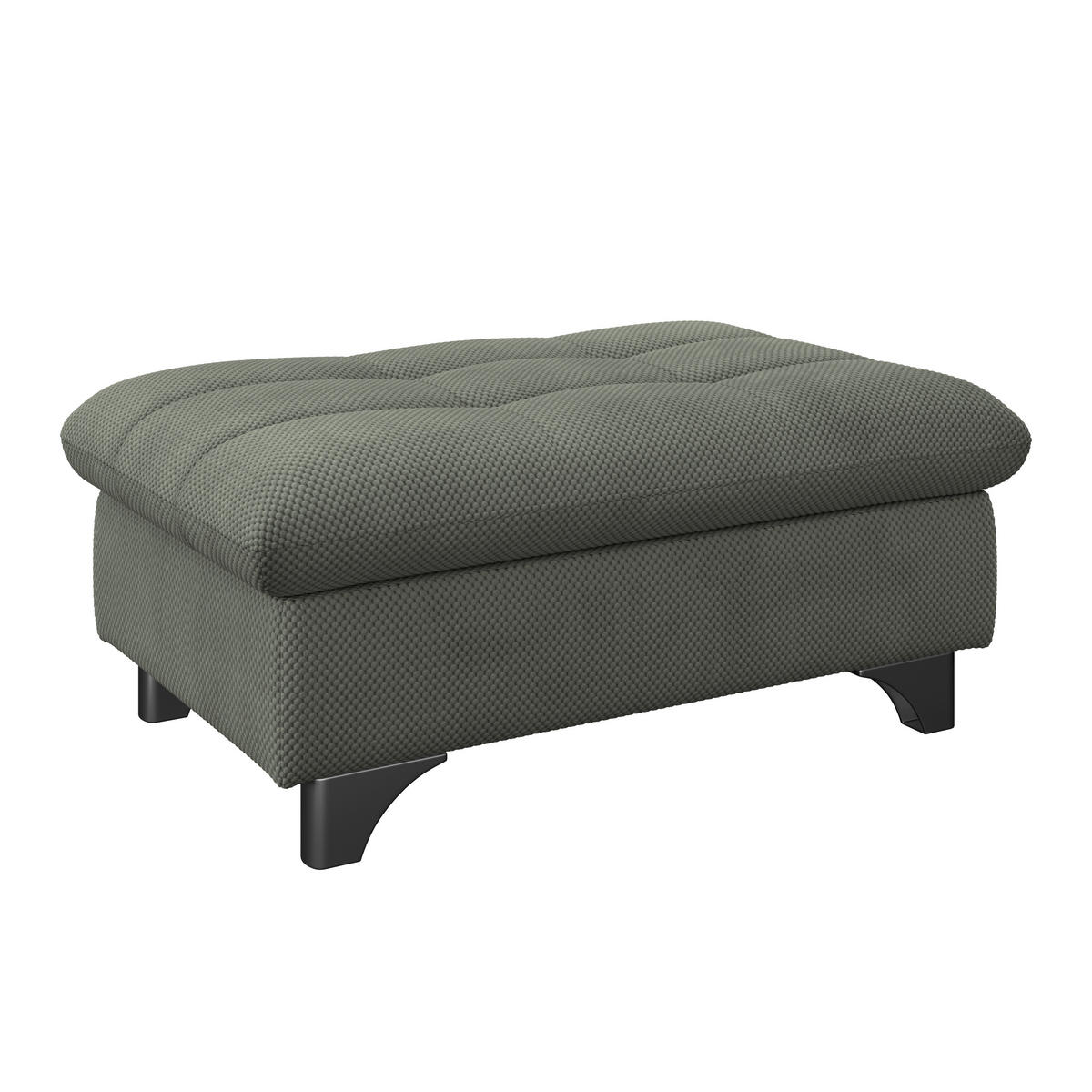 HOCKER Chenille Grün  - Chromfarben/Grün, KONVENTIONELL, Textil/Metall (108/46/108cm) - Livetastic