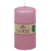 STUMPENKERZE  - Rosa, Basics, Naturmaterialien (5,7/11,0cm) - Steinhart