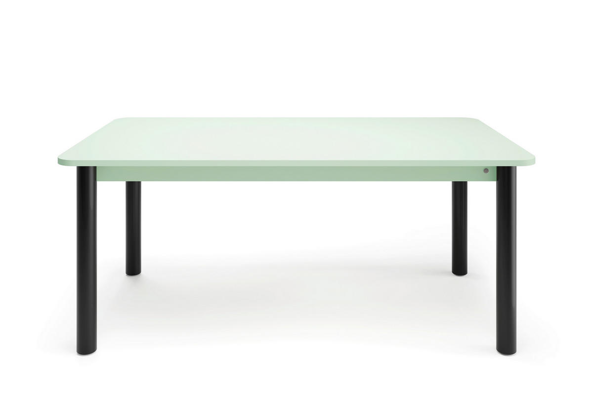 ESSTISCH in Metall, Holzwerkstoff 180/100/76 cm   - Salbeigrün/Schwarz, Natur, Holzwerkstoff/Metall (180/100/76cm) - Tom Tailor