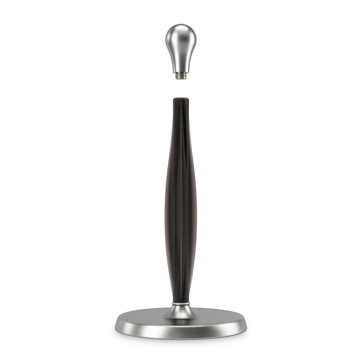 DRŽAČ ZA PAPIRNI UBRUS - srebrna/crna, Osnovno, metal/plastika (17/34/17cm) - Umbra