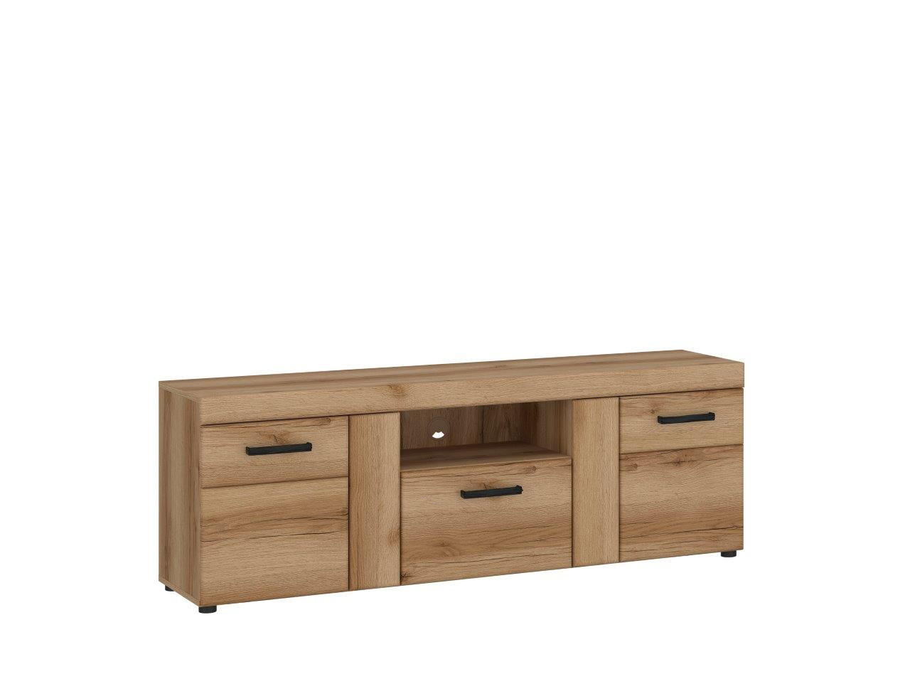 Lowboard Cortins Eichefarben Dekor B: 157 cm