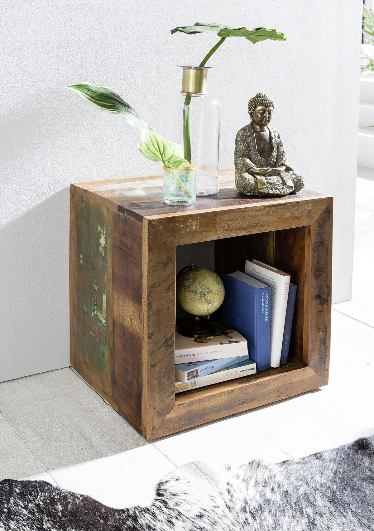 POMOĆNI STOLIĆ smeđa  drvo   - smeđa, Design, drvo (45/45/35cm) - MID.YOU