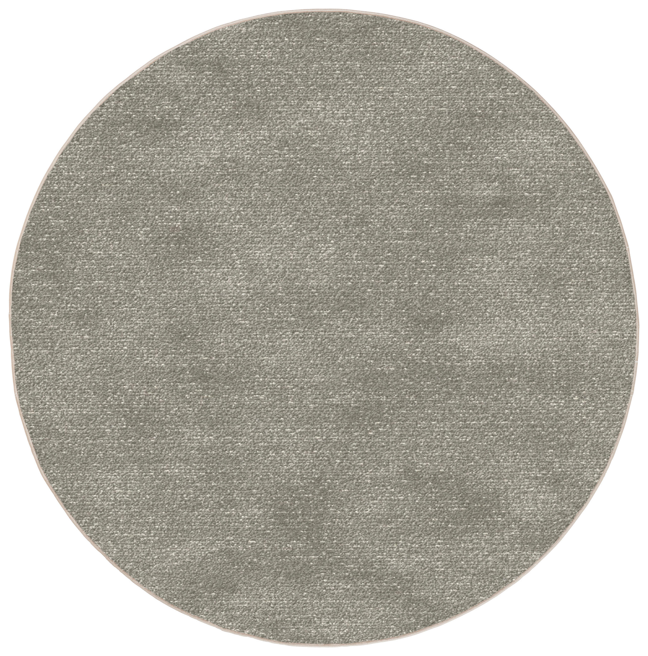 WEBTEPPICH  Wohnzimmer 160 cm Marseille Grau rund  - Grau, KONVENTIONELL, Textil (160cm) - Dieter Knoll