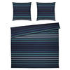 BETTWÄSCHE Tone Makosatin 200/220 cm  - Petrol/Dunkelblau, Design, Naturmaterialien/Textil (200/220cm) - Joop!