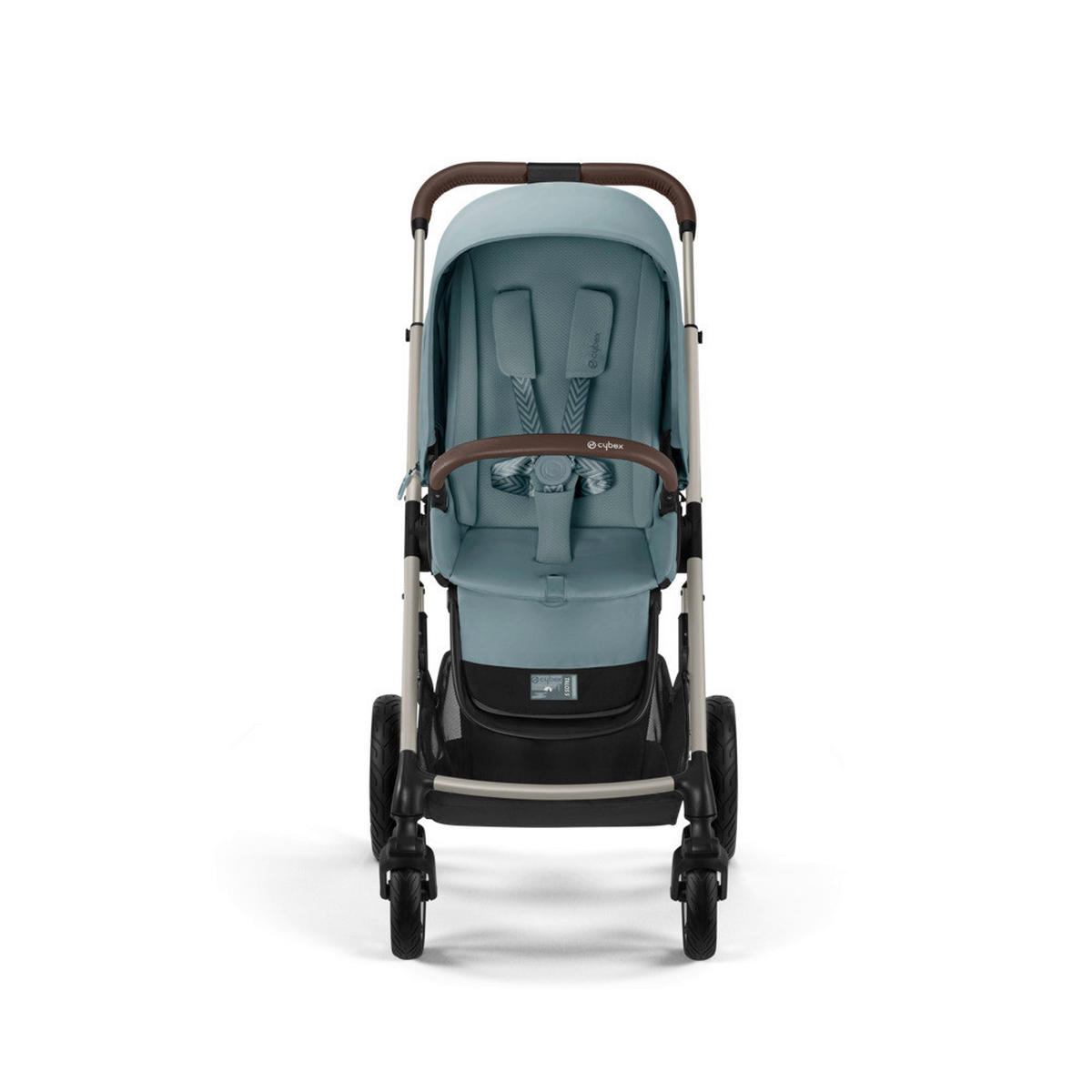 KINDERWAGEN  Talos S Lux  Stormy Blue  - Pastellblau/Silberfarben, Basics, Textil/Metall (91/80/112cm) - Cybex