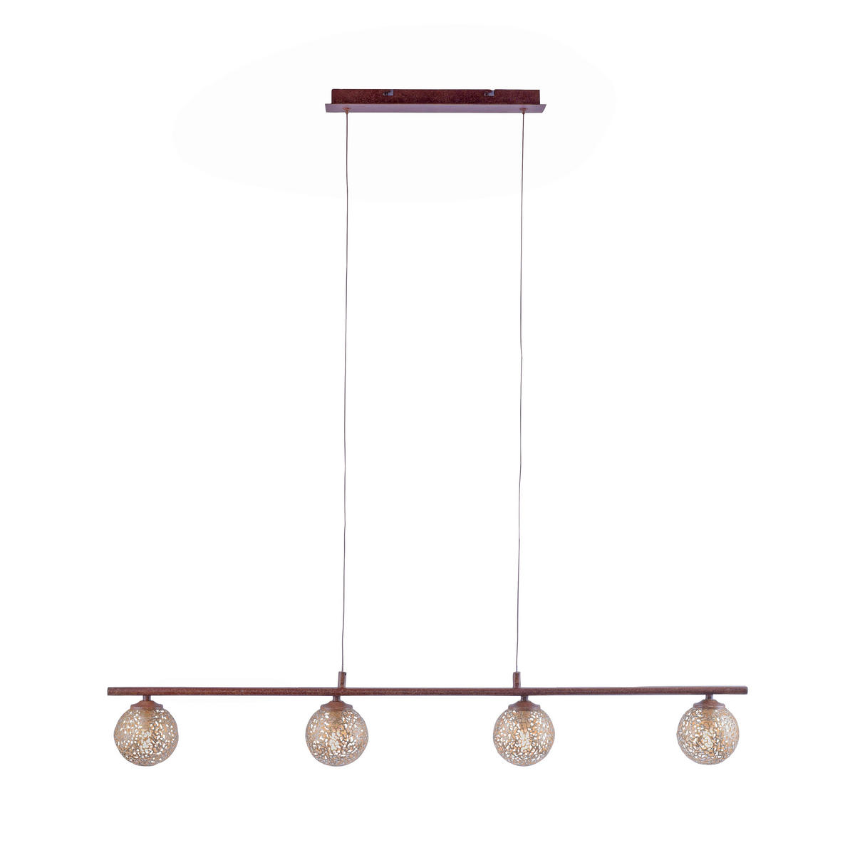 SVJETILJKA VISEĆA  - boje hrđe, Romantično / ladanjski, metal/plastika (102/11/120cm)