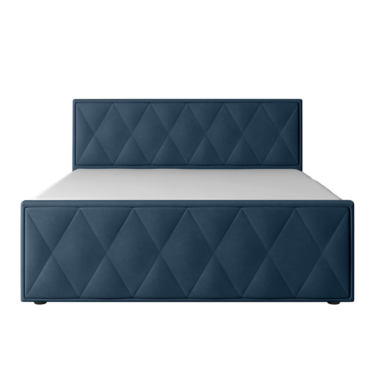 BOXSPRINGBETT 180/200 cm  in Blau  - Blau, Modern, Holz/Kunststoff (180/200cm) - MID.YOU