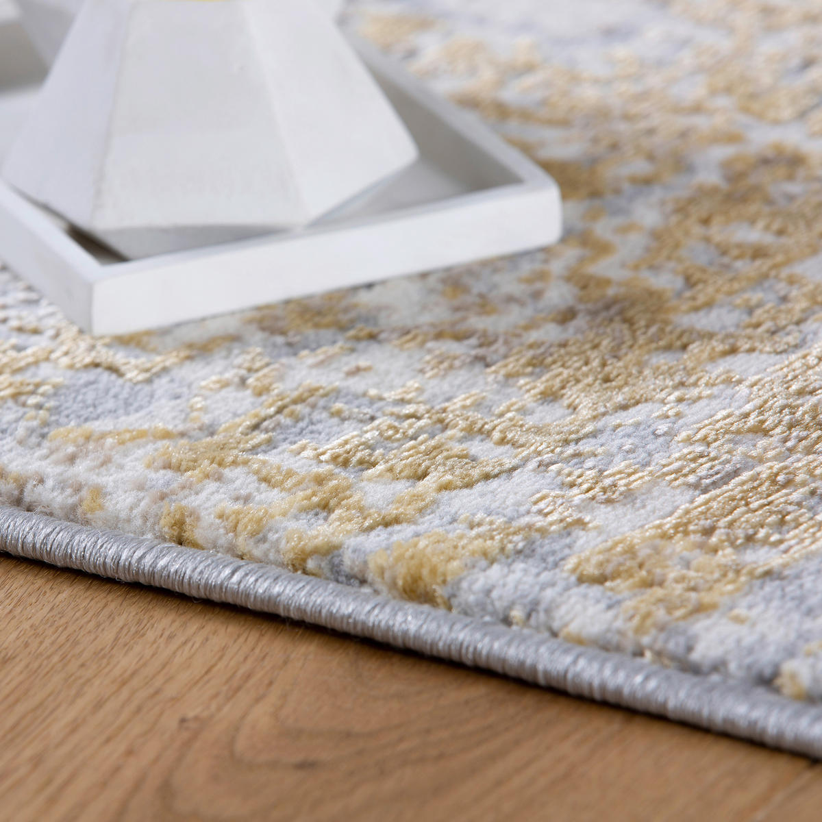 COVOR ȚESUT My Salsa  - galben, Design, textil (120/170cm) - Novel