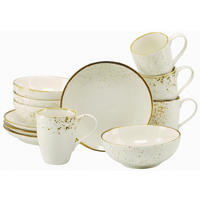 FRÜHSTÜCKSSERVICE Creme Nature Collection Creme 12-teilig 4 Personen  - Creme, Basics, Keramik - Creatable