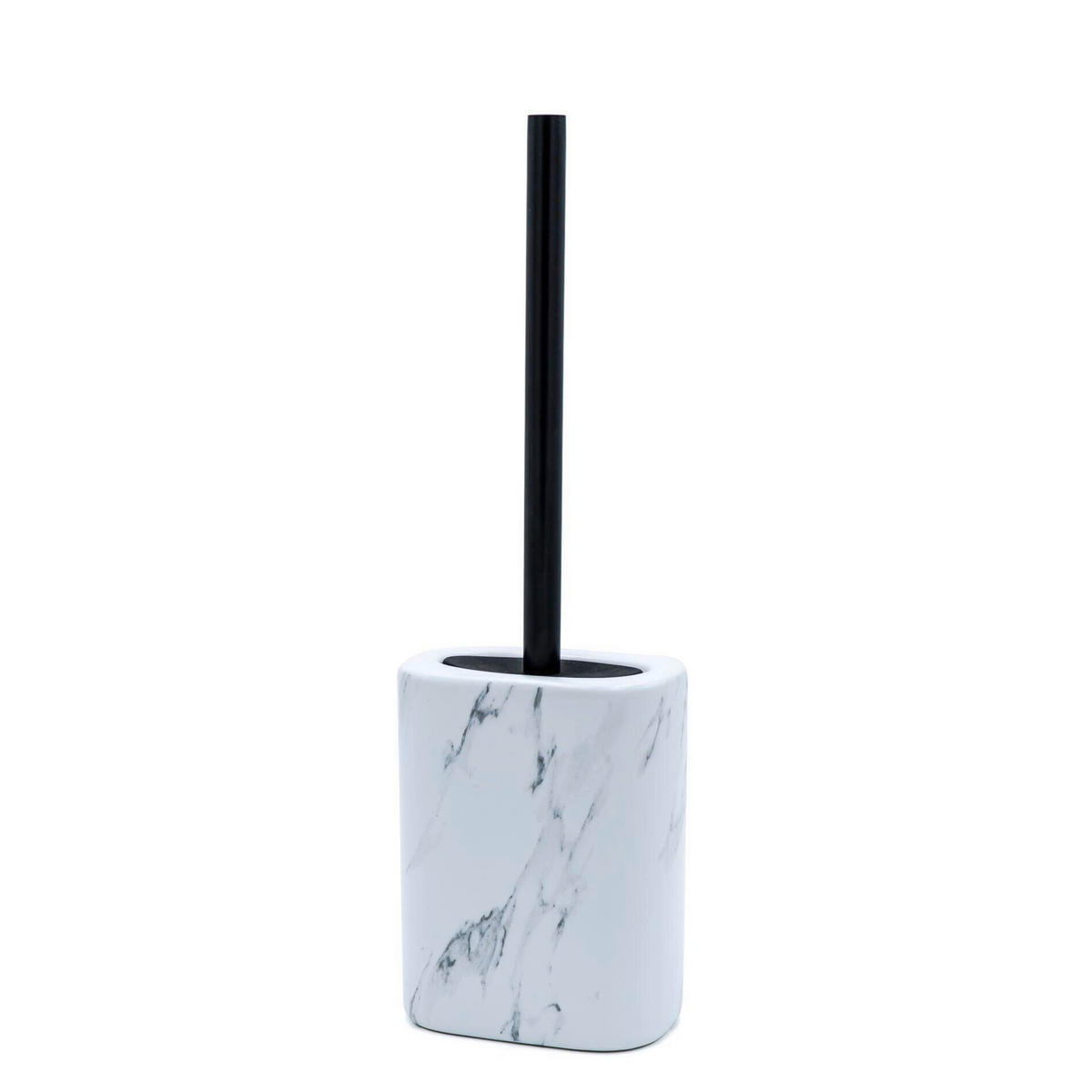 WC-BÜRSTE in Metall  Kunststoff   - Schwarz, Basics, Kunststoff/Metall (12,4/38,5/8cm) - Sadena