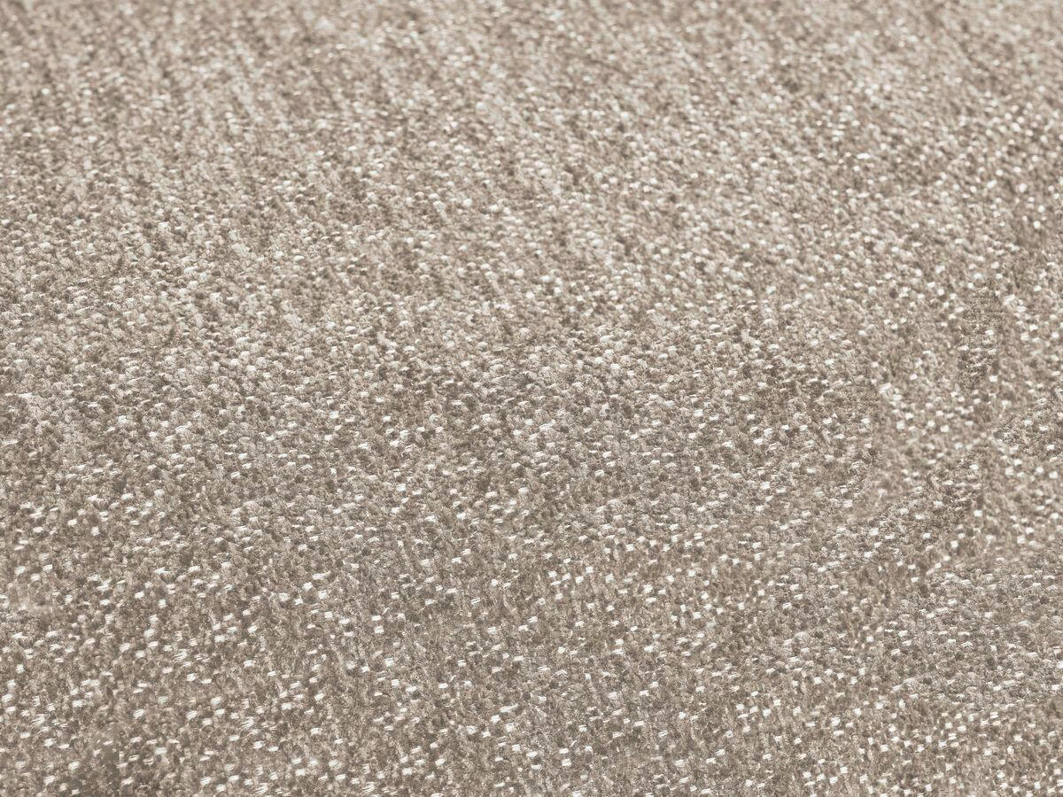 ECKSCHLAFSOFA EVEREST  mit Rücken echt, Armteil links, Armteil rechts Flachgewebe Taupe  - Taupe/Schwarz, MODERN, Kunststoff/Textil (212/423/198cm)