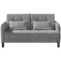 SOFA LEŽAJ grafitno siva  - crna/grafitno siva, Moderno, tekstil/metal (150/88/110cm) - Novel