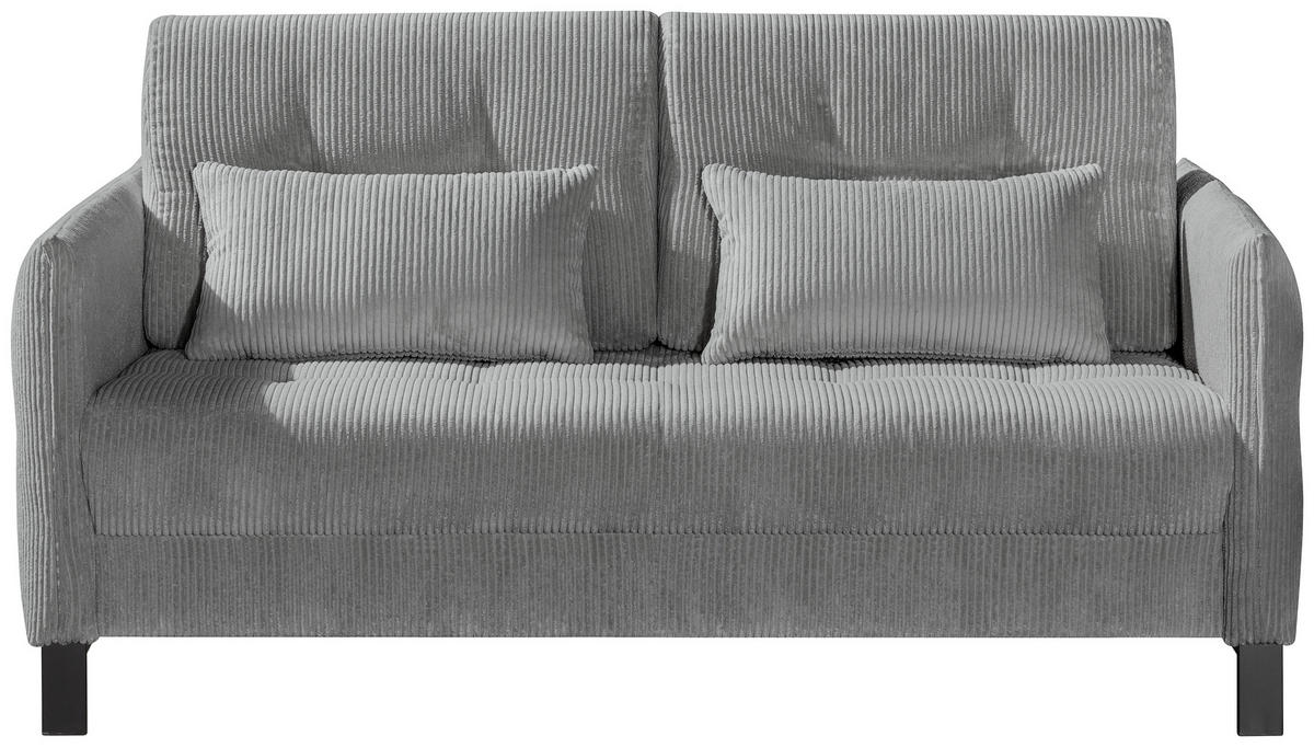 SOFA LEŽAJ grafitno siva  - crna/grafitno siva, Moderno, tekstil/metal (150/88/110cm) - Novel