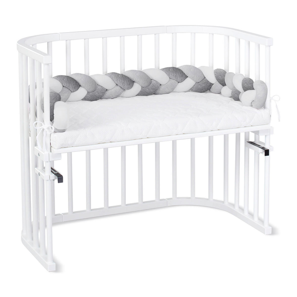 NESTCHENSCHLANGE  180/9/9 cm   - Champagner/Dunkelgrau, Basics, Textil (180/9/9cm) - Babybay