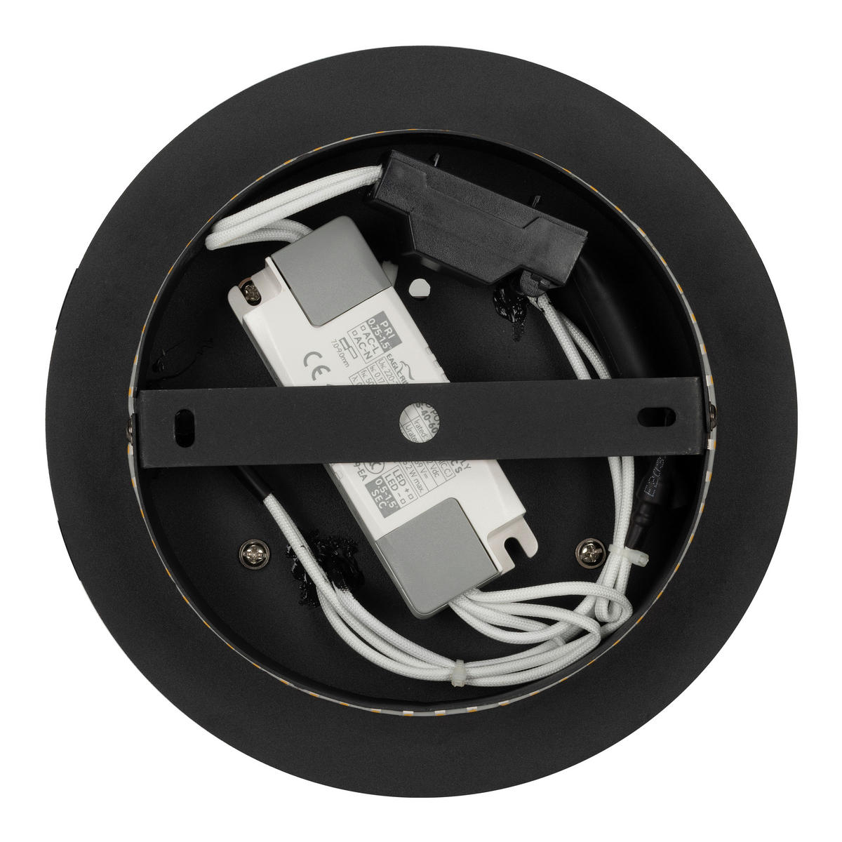 STROPNÍ LED SVÍTIDLO, 96/20/5,5 cm - černá, Basics, kov/plast (96/20/5,5cm) - Novel