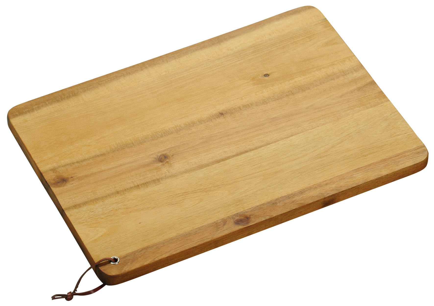 SCHNEIDEBRETT Holz Akazie  - Naturfarben, Basics, Holz (38,5/27,5/1,8cm) - Homeware Profession.