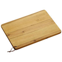 SCHNEIDEBRETT Holz Akazie  - Naturfarben, Basics, Holz (38,5/27,5/1,8cm) - Homeware Profession.