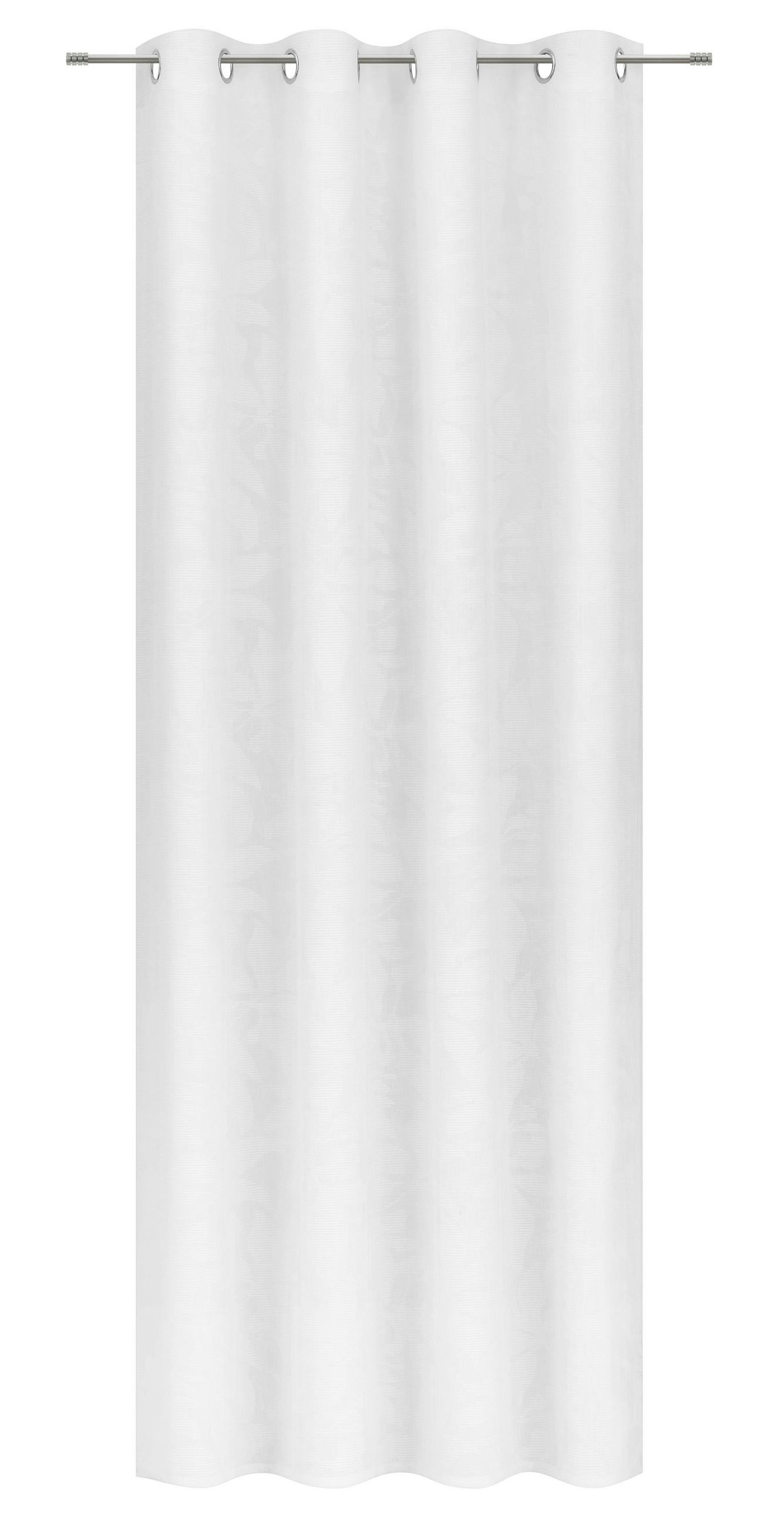 ÖSENSCHAL ARK halbtransparent 135/245 cm   - Weiß, Natur, Textil (135/245cm) - Esposa