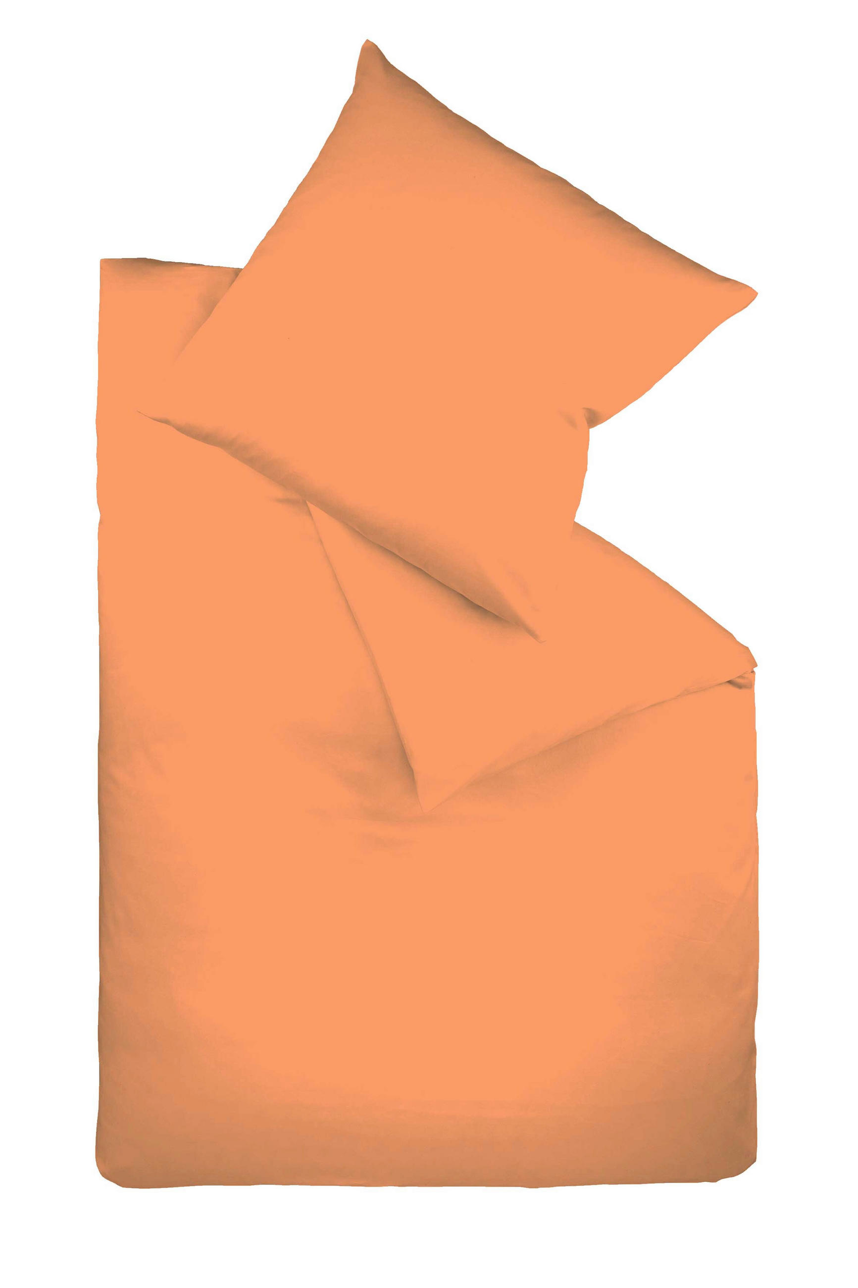 BETTWÄSCHE Satin 155/200 cm  - Terracotta, Basics, Textil (155/200cm) - Fleuresse