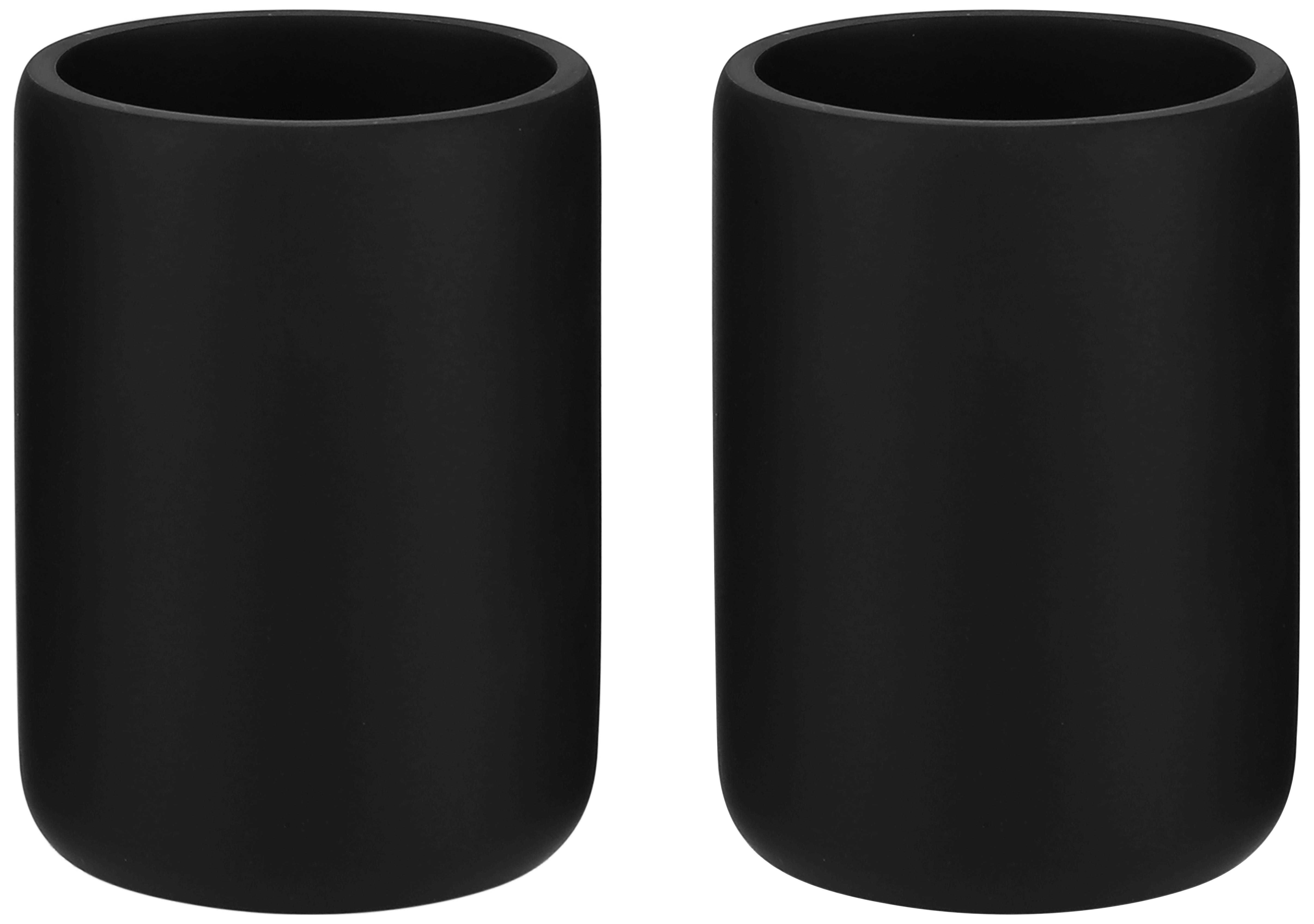 TANDBORSTGLAS plast  - svart, Trend, plast (7,3/10,2cm) - Homeware