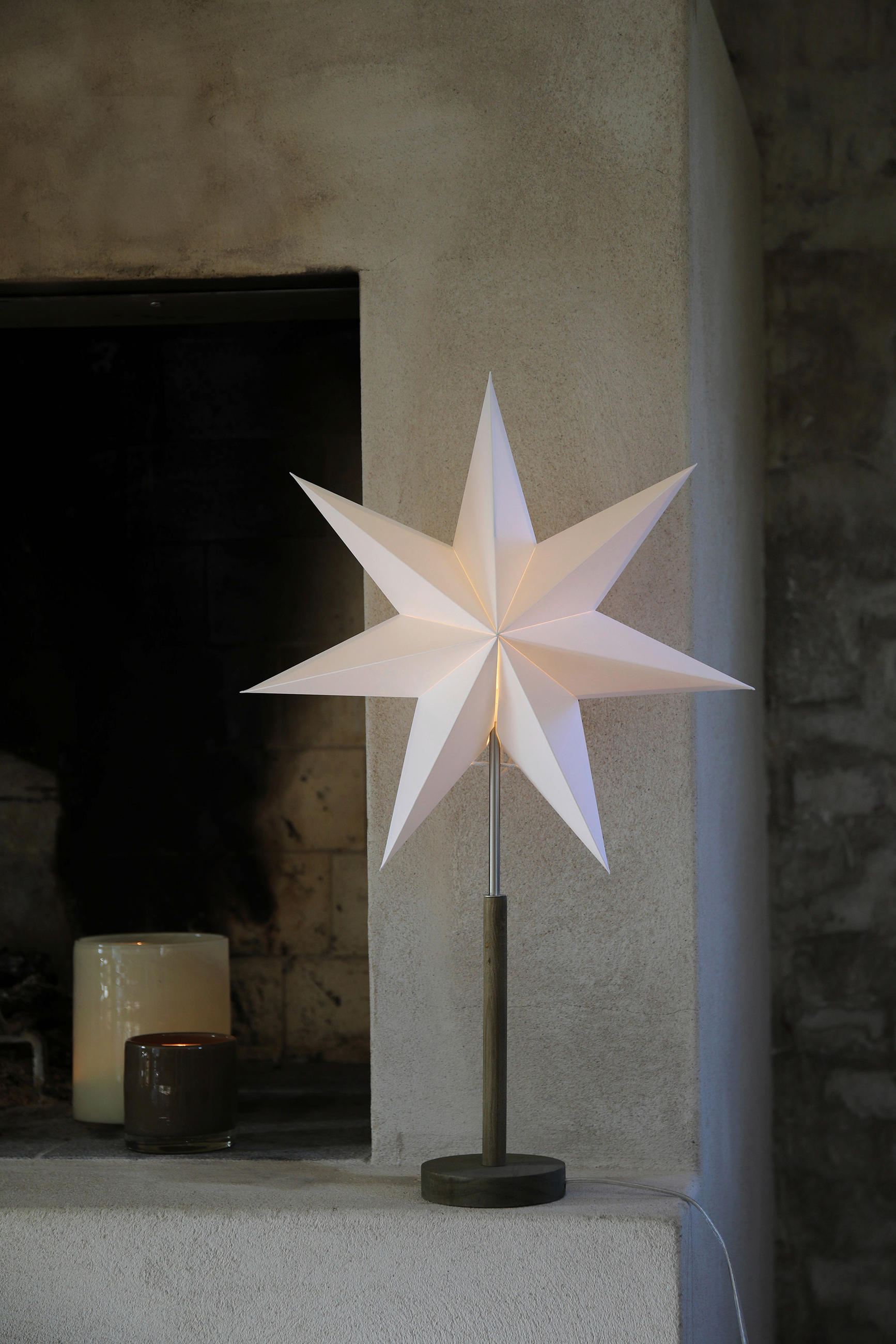 DEKOSTERN Speranza  - Grau, Basics, Papier (45/68/18cm) - Markslöjd