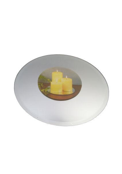 Ambia Home MISKA NA SVÍČKY, plast, sklo