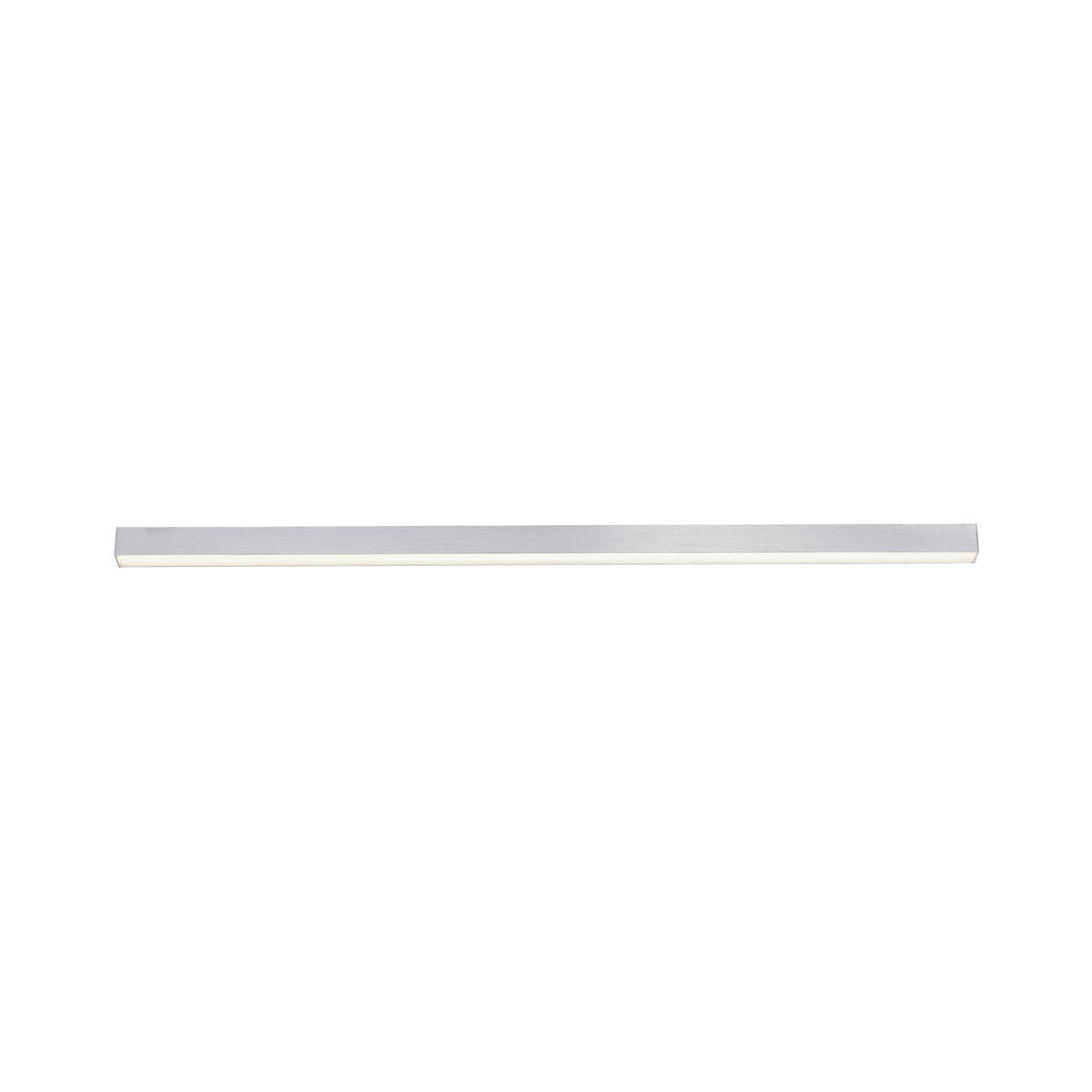 LED-DECKENLEUCHTE PURE-LINES 110/3,8/3,9 cm   - Alufarben, Design, Kunststoff/Metall (110/3,8/3,9cm) - Neuhaus PURE
