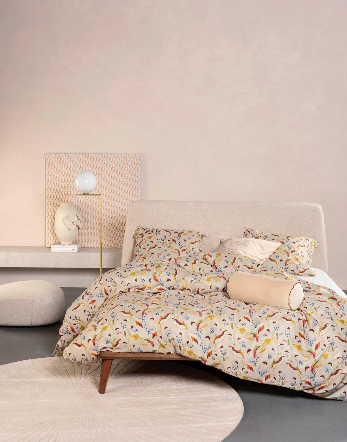 BETTWÄSCHE Aurelina Satin 200/200 cm  - Beige, KONVENTIONELL, Textil (200/200cm) - Essenza