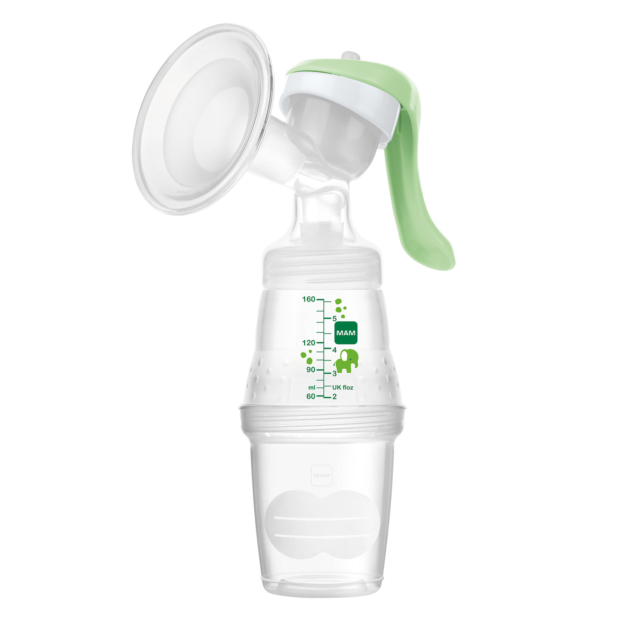 MILCHPUMPE   - Transparent/Grün, Basics, Kunststoff (16,0/19,0/9,4cm) - MAM