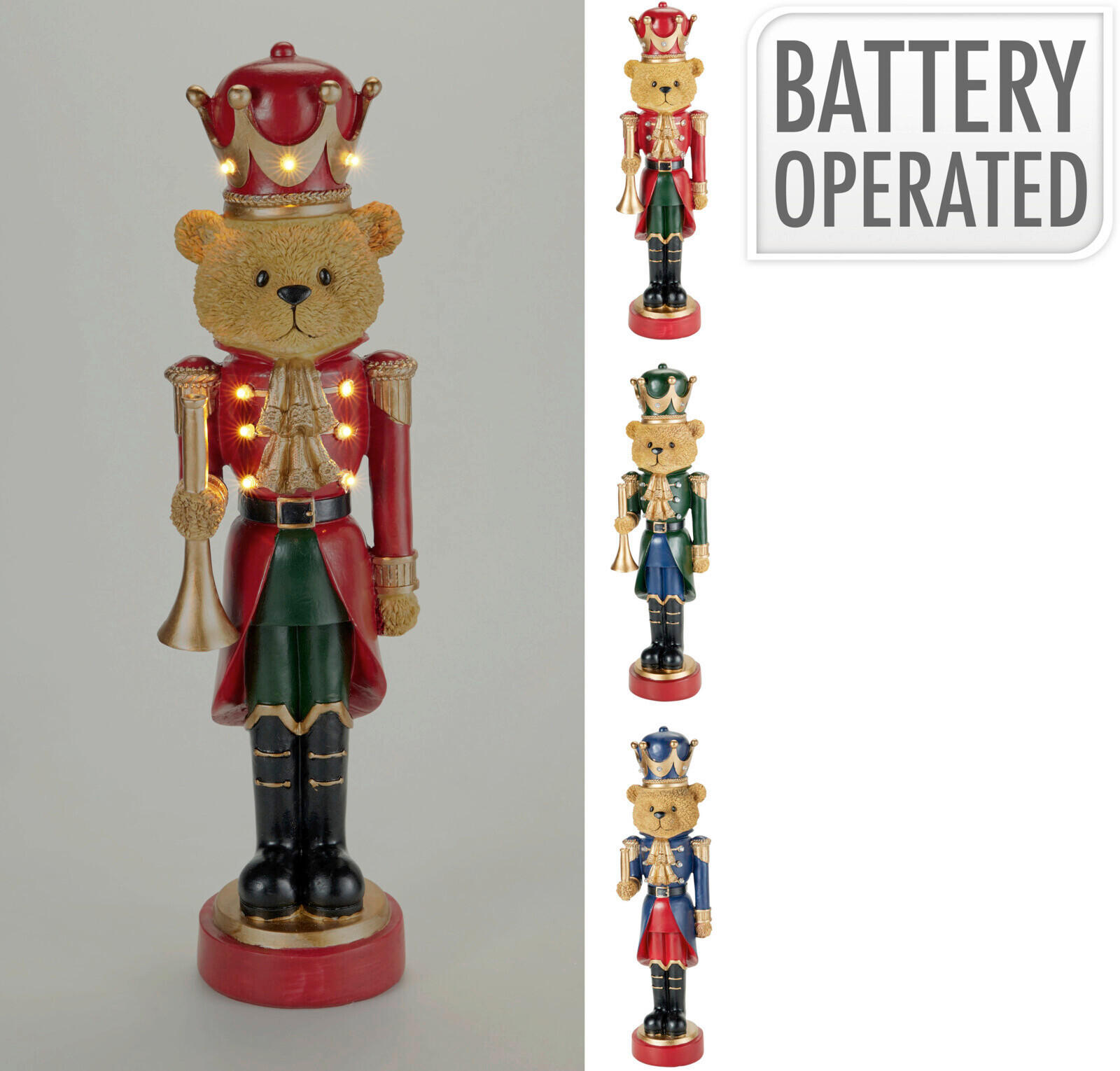 LED DÍSZLÁMPA - többszínű, Basics, műanyag (45,5cm)