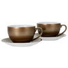 TASSENSET Golden Days White 4-teilig  - Goldfarben/Weiß, Basics, Keramik - Creatable