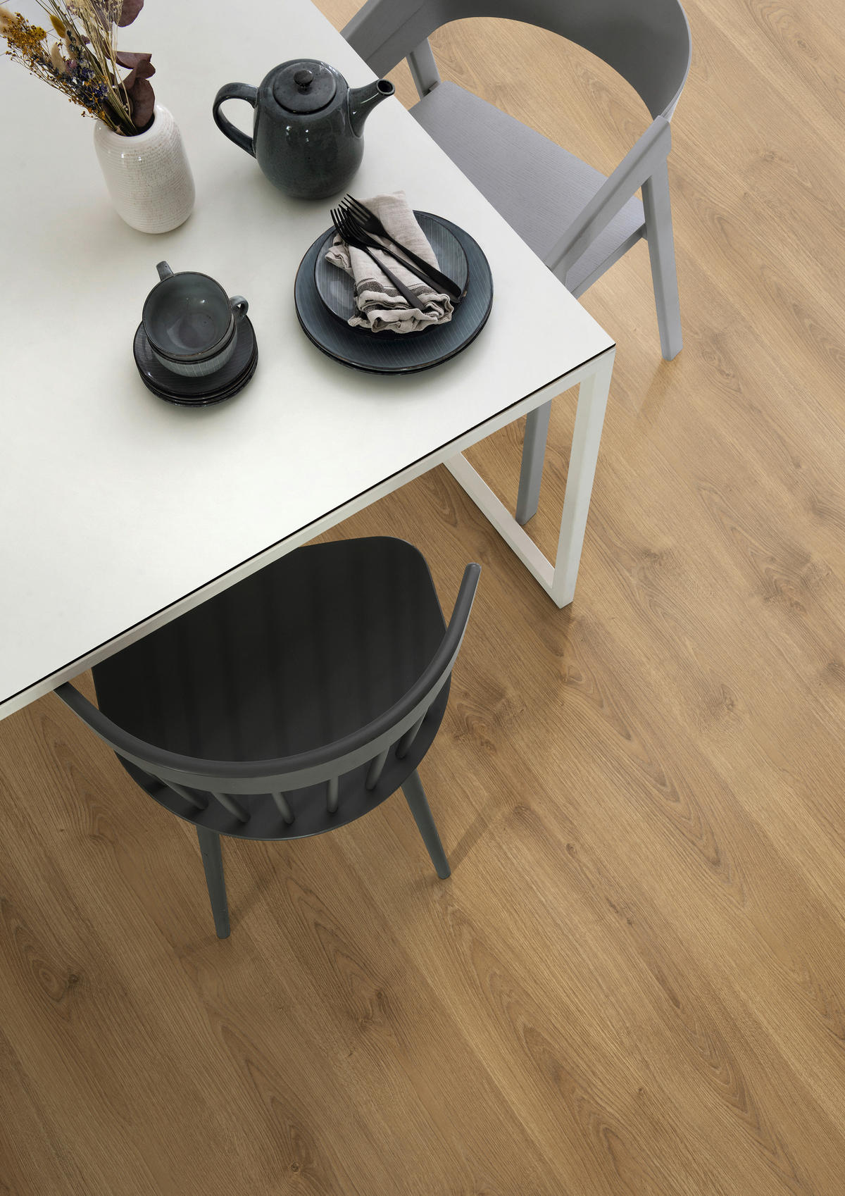 LAMINATBODEN Nord Eiche natur  per  m² - Eichefarben, KONVENTIONELL, Holzwerkstoff (129.2/19.3/0.7cm) - Venda