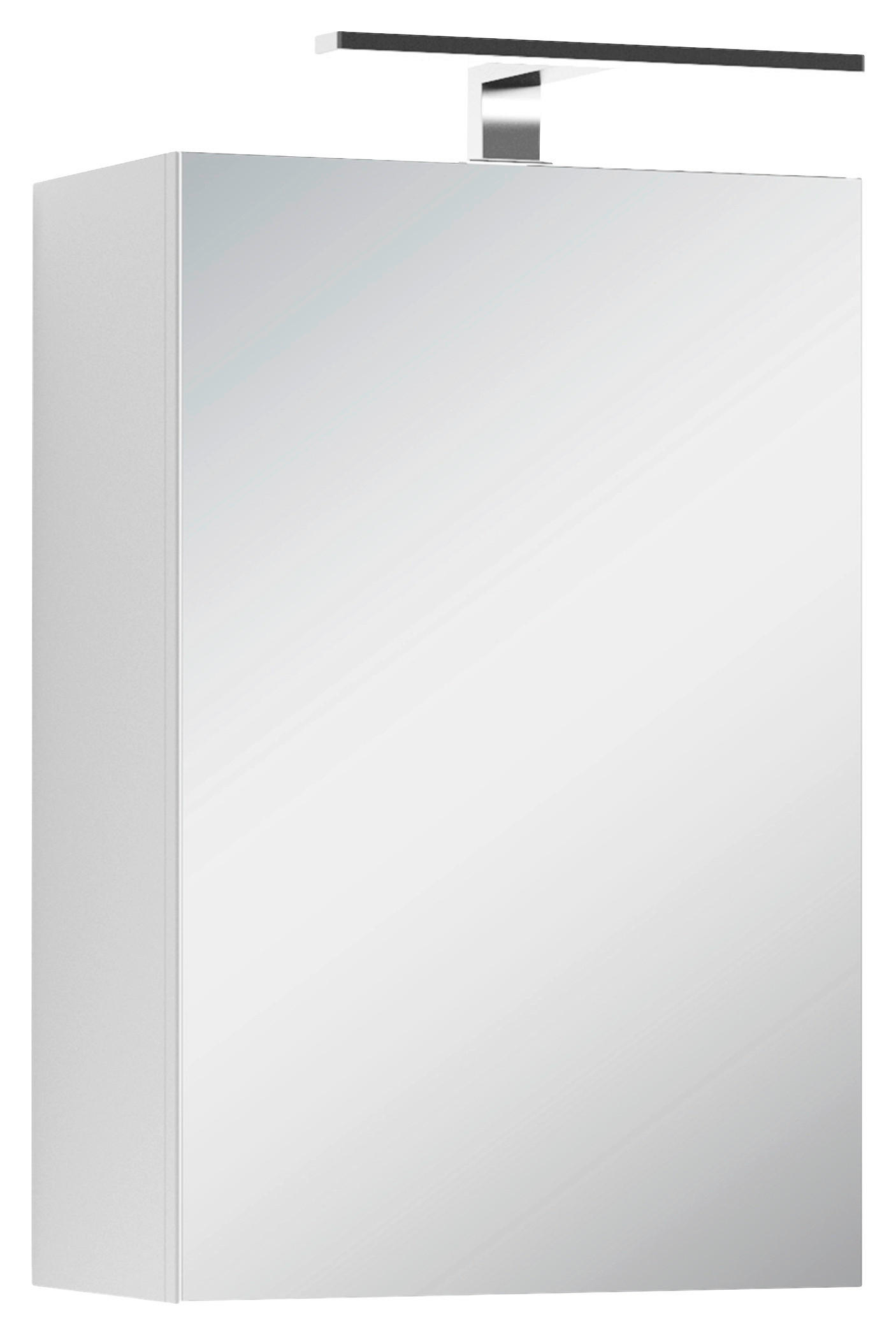 Spiegelschrank Spree Mit Led 1 Tür Bxhxt 40x60x20 Cm Weiß