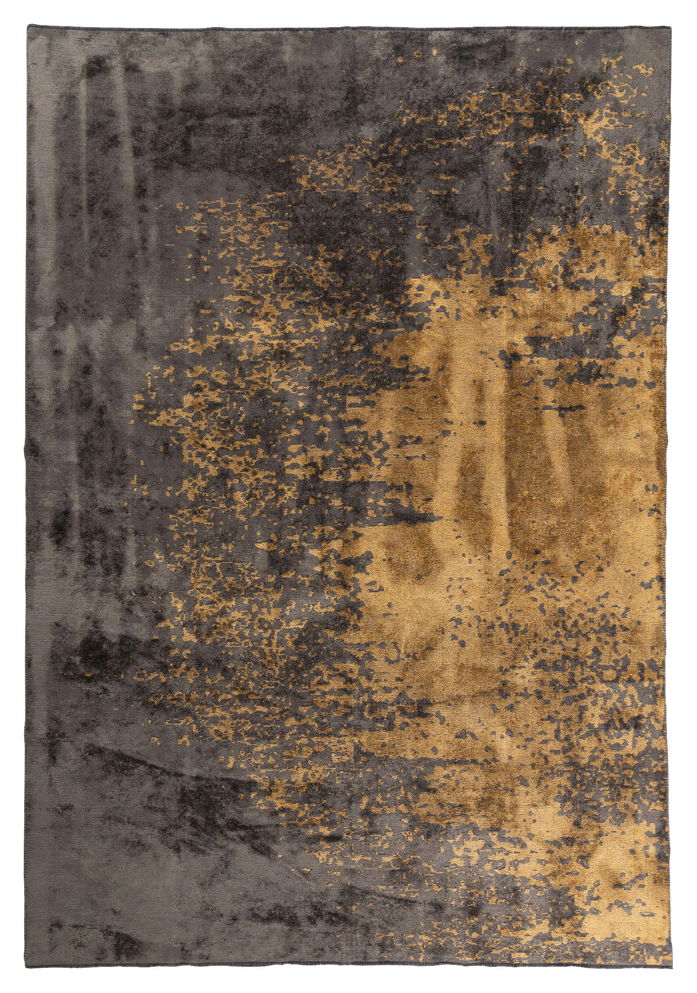 WEBTEPPICH  Wohnzimmer 240/340 cm Anthrazit, Goldfarben rechteckig  - Anthrazit/Goldfarben, Design, Textil (240/340cm) - Novel