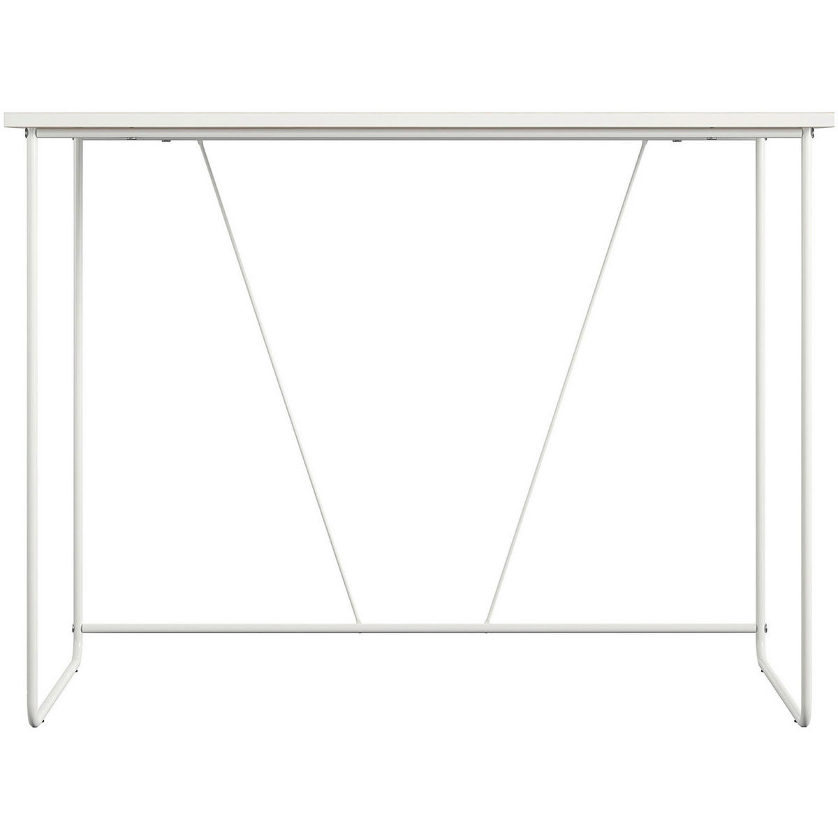 SCHREIBTISCH  in Naturfarben, Weiß  - Naturfarben/Weiß, Design, Holzwerkstoff/Metall (99/75/49cm) - MID.YOU