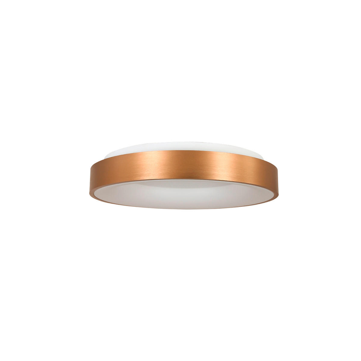 LED-DECKENLEUCHTE Ringlede 30/9 cm - Goldfarben, Basics, Kunststoff/Metall (30/9cm)