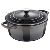 HRNEC, litina, 27 cm  - šedá/krémová, Basics, kov (27cm)