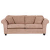 3-SITZER-SOFA Cord Altrosa  - Dunkelbraun/Altrosa, KONVENTIONELL, Holz/Textil (215/70/90cm) - home24