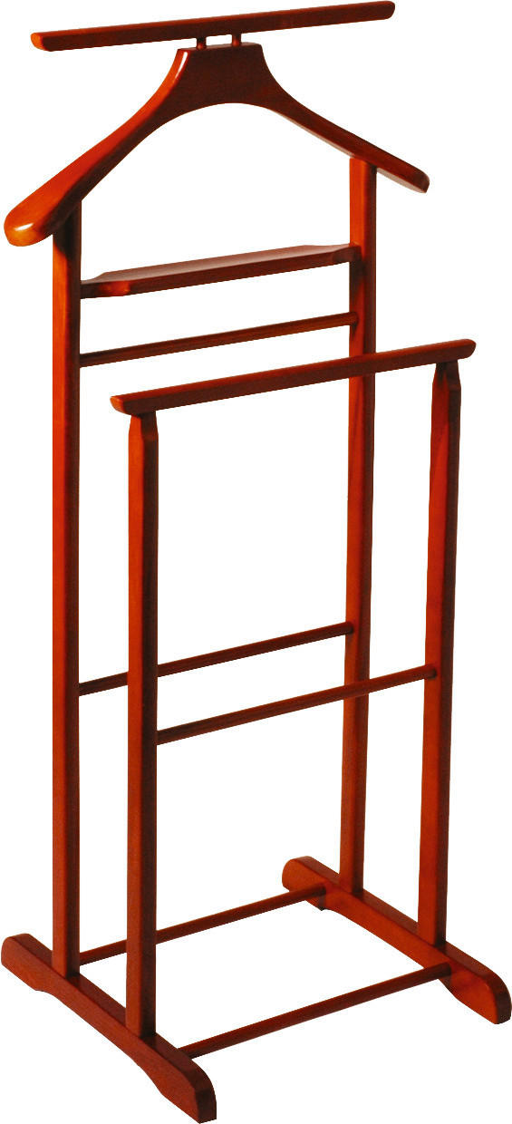 HERRENDIENER Kirschbaumfarben  - Kirschbaumfarben, KONVENTIONELL, Holz (47/102/36cm)