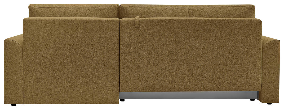 ECKSOFA KIMMY Braun Flachgewebe Zierkissen, Rückenkissen, Bettkasten  - Schwarz/Braun, Design, Kunststoff/Textil (233/146cm) - P & B