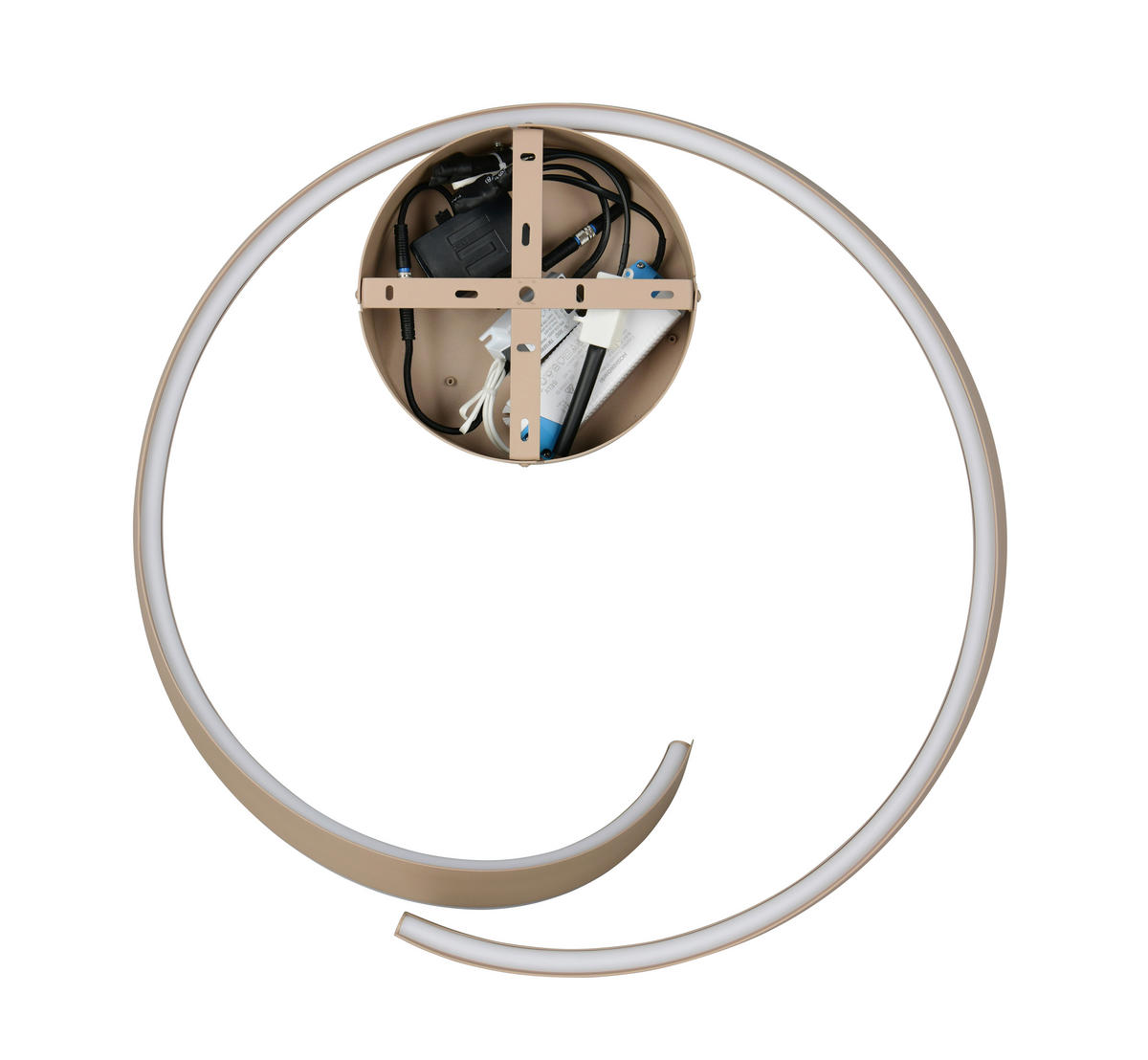 LED-DECKENLEUCHTE CIRONDA  - Beige, Design, Metall (59,5/26,5/58,7cm) - Cinque