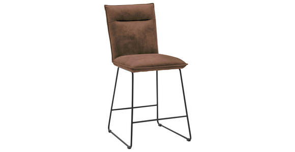 TRESENSTUHL in Schwarz, Schlammfarben - Schlammfarben/Schwarz, Design, Textil/Metall (56/98/62cm) - Valnatura